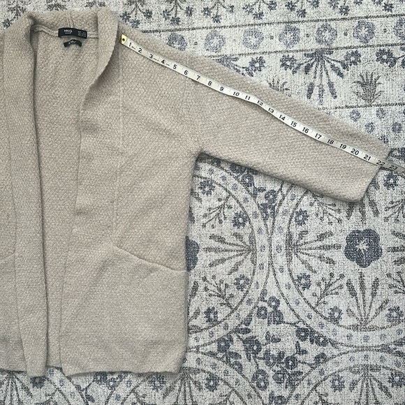 MANGO Oversized Wool Blend Cardigan - Picture 6 of 8